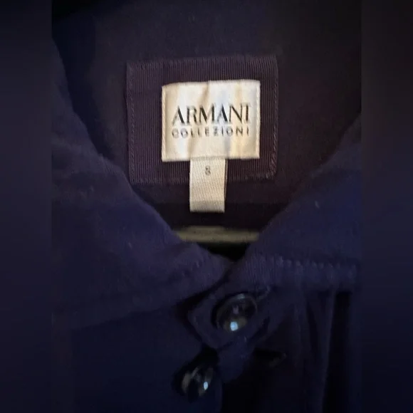 Armani blue button down shirt - Picture 2 of 4